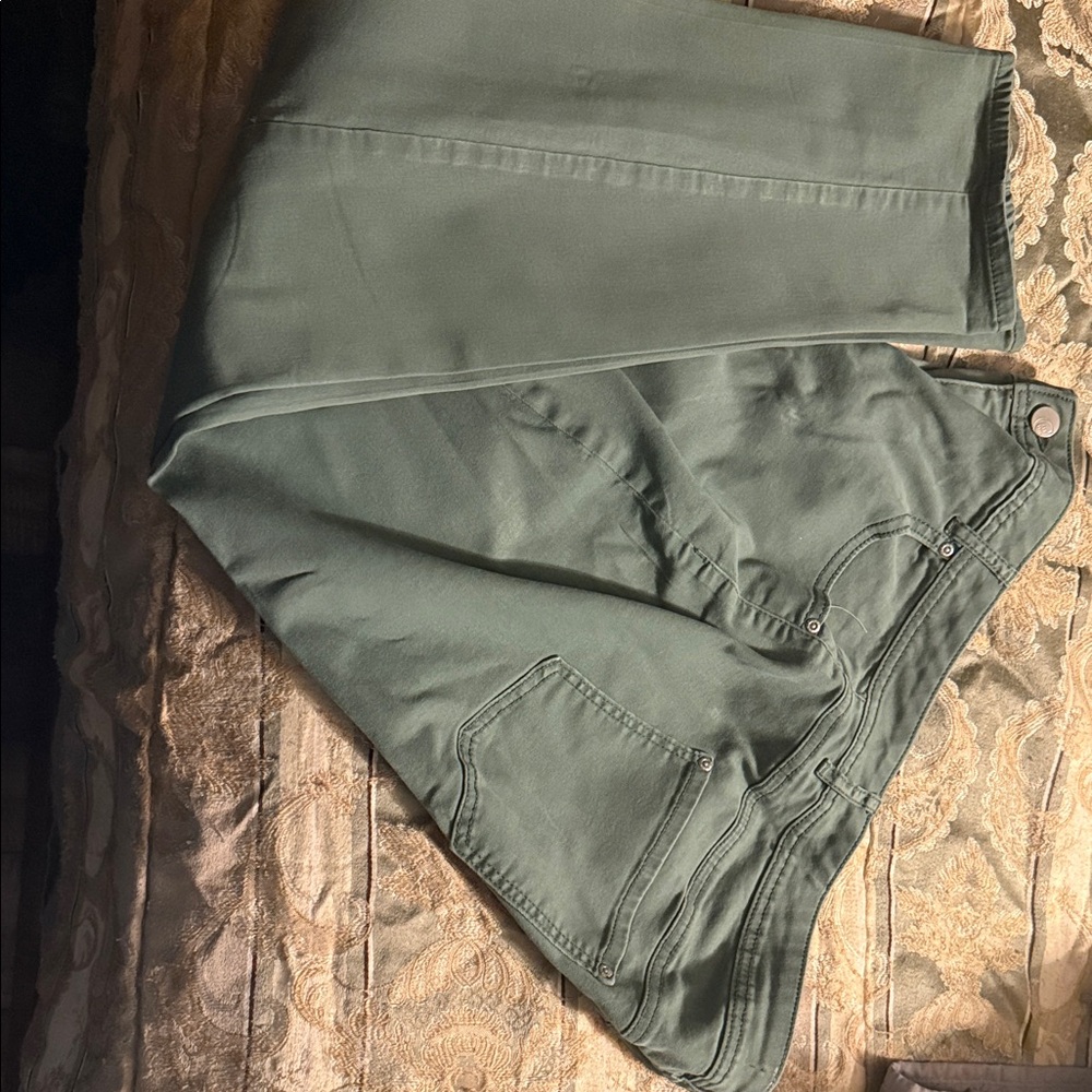 Cato Sage Green Straight Leg Pants